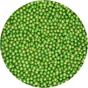 FunCakes Suikerparels Medium Metallic Groen 80 g