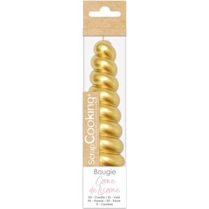 Scrapcooking Unicorn Horn Candle Gold