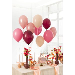 Latex balloons set, mix: 1pkt/10pc.