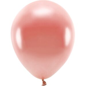 Eco Balloons 30cm metallic, rose gold: 1pkt/10pc.