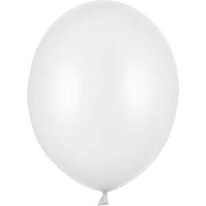 Strong Balloons 30cm, Metallic Pure White