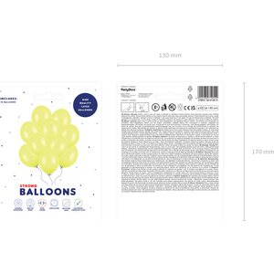 Strong Balloons 30cm, Pastel Lemon Zest: 1pkt/10pc.