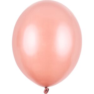 Strong Balloons 30cm, Metallic Rose Gold: 1pkt/10pc.