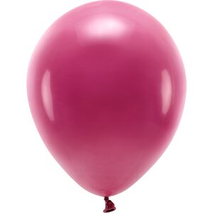 Eco Balloons 30cm pastel, deep red: 1pkt/10pc.