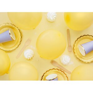 Eco Balloons 30cm pastel, yellow: 1pkt/10pc.
