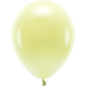 Eco Balloons 30cm pastel, light yellow: 1pkt/10pc.