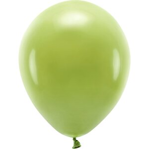 Eco Balloons 30 cm pastel, olive green: 1pkt/10pc.