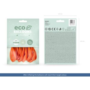 Eco-ilmapallo 30 cm orange 10 kpl/pkt