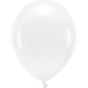 Eco Balloons 30cm pastel, white: 1pkt/10pc.