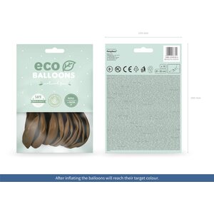Eco-ilmapallo 30 cm chocolate brown 10 kpl/pkt