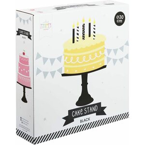 A Little Lovely Company Cake Stand Large Black