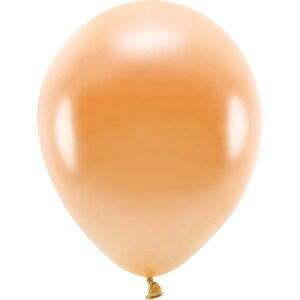 Eco Balloons 30cm metallic, orange: 1pkt/10pc.