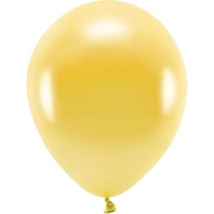 Eco Balloons 30cm metallic, light gold: 1pkt/10pc.