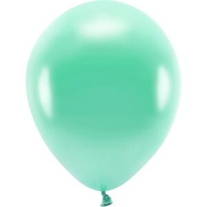 Eco-ilmapallo 30 cm metallinhohto dark mint 10 kpl/pkt