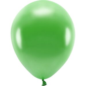 Eco Balloons 30cm metallic, green grass: 1pkt/10pc.