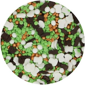 FunCakes FunCakes Sprinkle Medley - Gold Football 65g