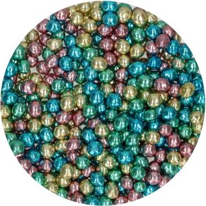 FunCakes Rapeat suklaahelmet Metallinen Harlekiini 60g