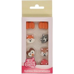 FunCakes FunCakes Sugar Decorations Forest Animals Set/8