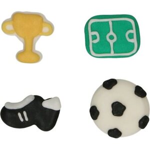 FunCakes FunCakes Sugar Decorations Football Set/8