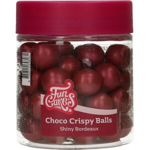 FunCakes Choco Crispy Balls shiny Bordeaux 130g