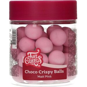 FunCakes Choco Crispy Balls Pink Matt 130g