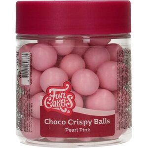 FunCakes Choco Crispy Balls Pearl Pink 130g
