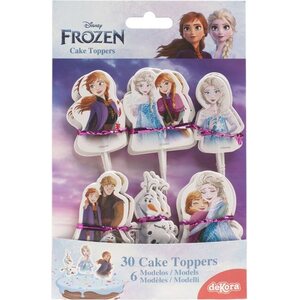 Dekora Disney Frozen Cake Toppers pk/30