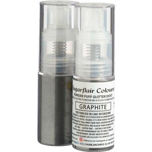 Sugarflair Pump Spray Glitter Dust Graphite