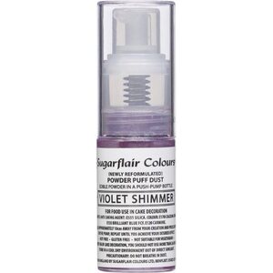 Sugarflair Pump Spray Powder Puff Dust Violet Shimmer
