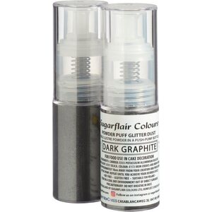 Sugarflair Pump Spray Glitter Dust Dark Graphite