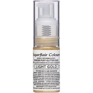 Sugarflair Pump Spray Glitter Dust Light Gold