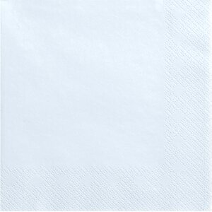 Napkins, 3 layers, light sky-blue, 33x33cm 1pkt/20pc.