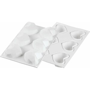 Silikomart silikonimuotti amore origami minisydän 6 koloa