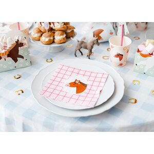 Horse Napkins, 33x33 cm, mix 1pkt/12pc.