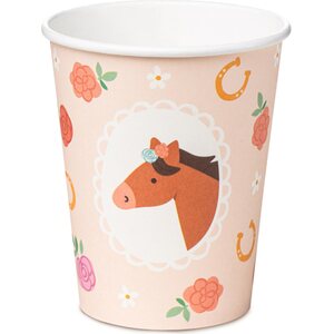Cups Horse, 220 ml, mix 1pkt/6pc.