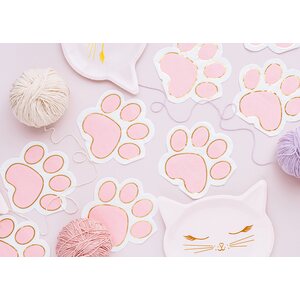 Napkins - Kitty Paws, mix, 15,5 x 14,5 cm 1pkt/12pc.