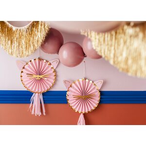 Decorative Rosettes Kitty, 26 cm, mix 1pkt/2pc.
