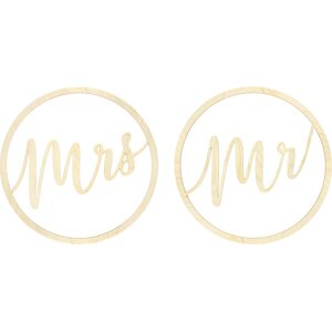Hanging decoration Mr Mrs, 38cm 1ctn/10pkt 1pkt/2pc.