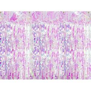 Party curtain, iridescent, 90 x 250cm