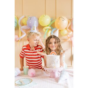 Birthday candle Rainbow, 4.5 cm, mix