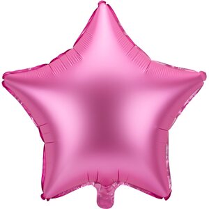 Tähti tavallinen foliopallo, 48 cm, pinkki