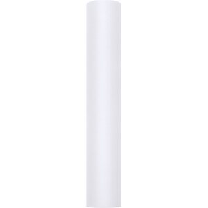 Tulle Plain, white, 0.3 x 9m