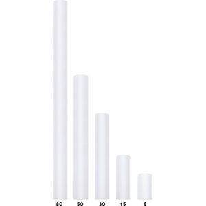 Tulle Plain, white, 0.3 x 9m
