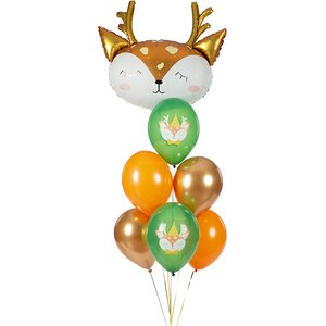 Balloons 30 cm, Deer, mix 1pkt/6pc.