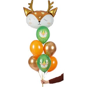 Balloons 30 cm, Deer, mix 1pkt/6pc.