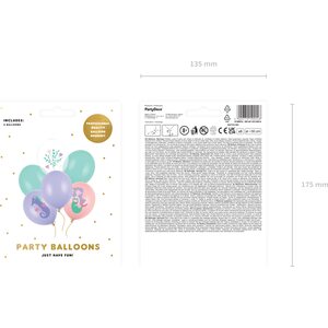 Balloons 30 cm, Sea World, mix 1pkt/6pc.