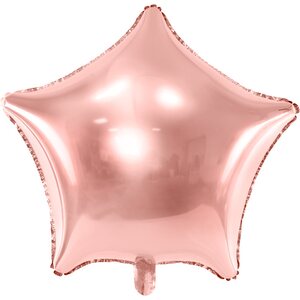 Tähti tavallinen foliopallo, 48 cm, ruusukulta