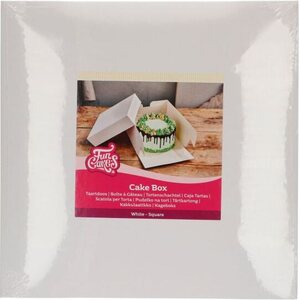 FunCakes FunCakes Taartdoos Wit 30x30x15 cm pk/1