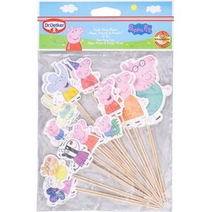 Dr. Oetker Dr. Oetker Peppa Pig and Friends - Cupcake Toppers pc/24