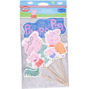 Dr. Oetker Dr. Oetker Peppa Pig and Family - Cake Toppers pc/12